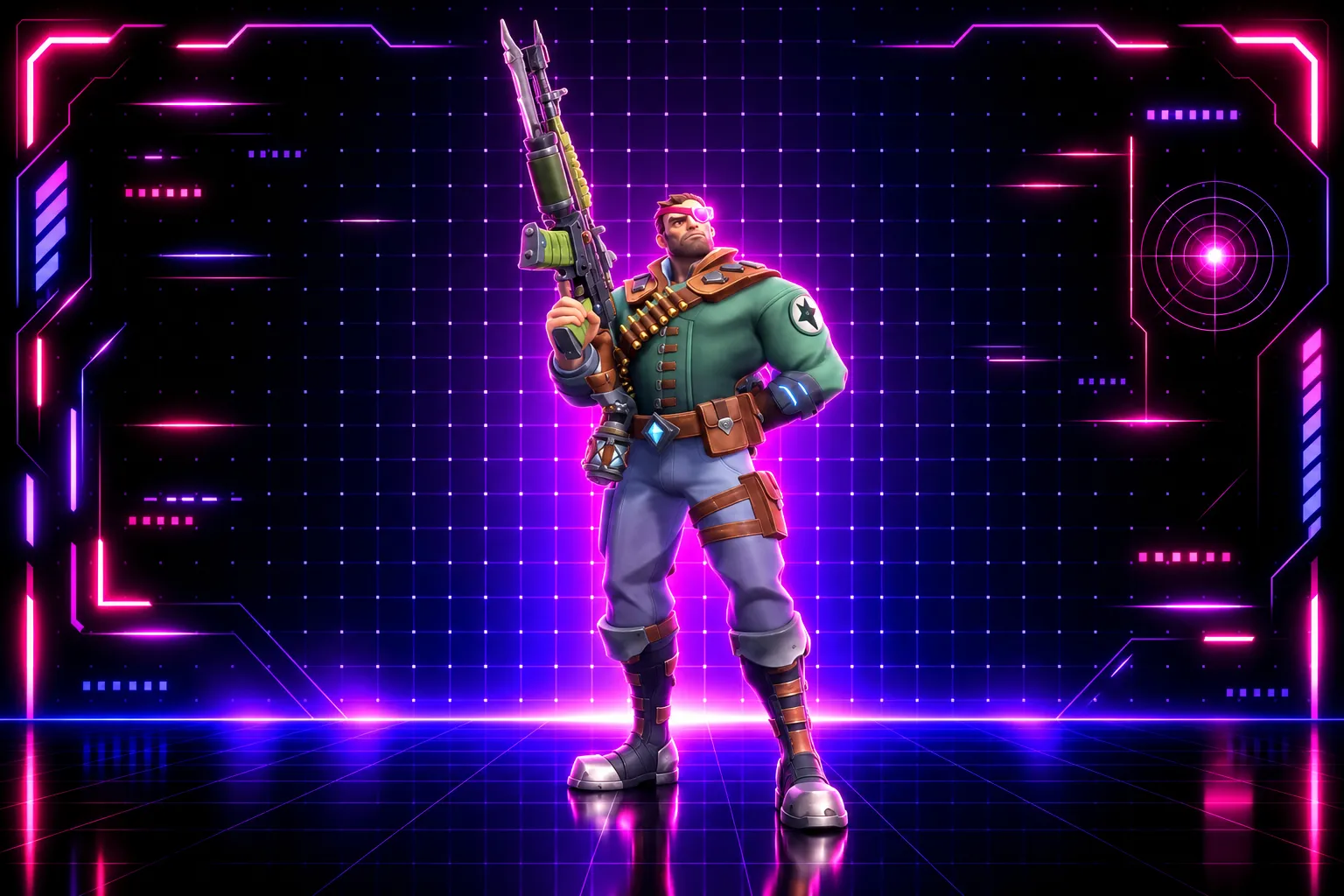 Lone Heart Patch Viktor | Great Orange Buck | Chase Viktor | Rezzed Ying
